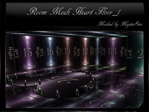 Room Mesh Heart Floor_1