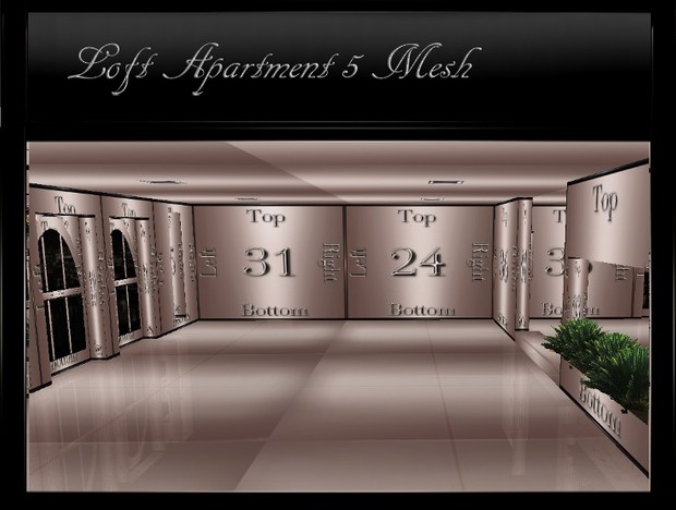 IMVU Loft Apartment 5 Mesh