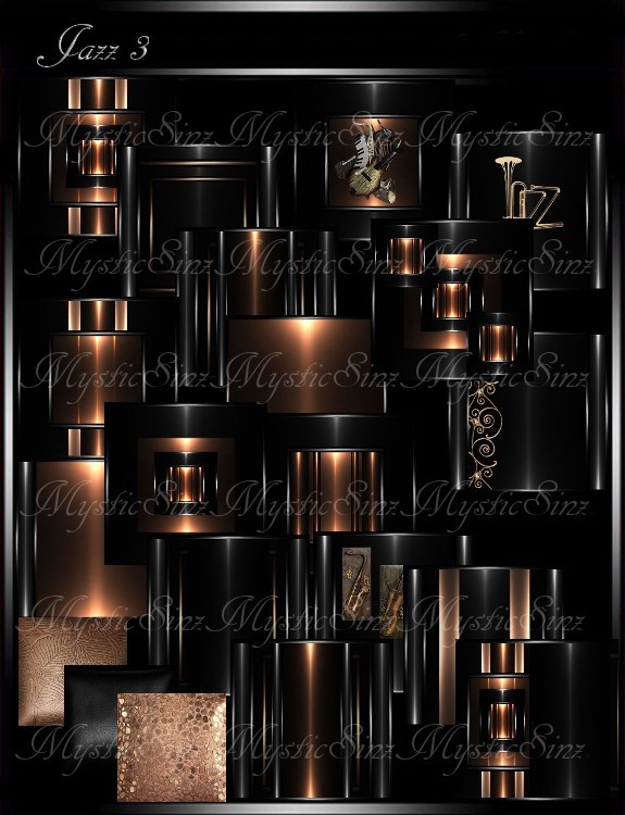 IMVU Textures Jazz 3 Room Collection