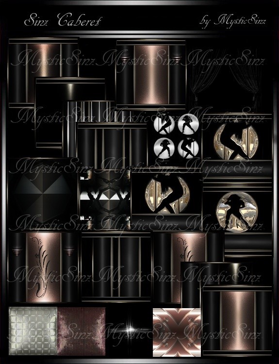 IMVU Textues SinZ Caberet Room Collection