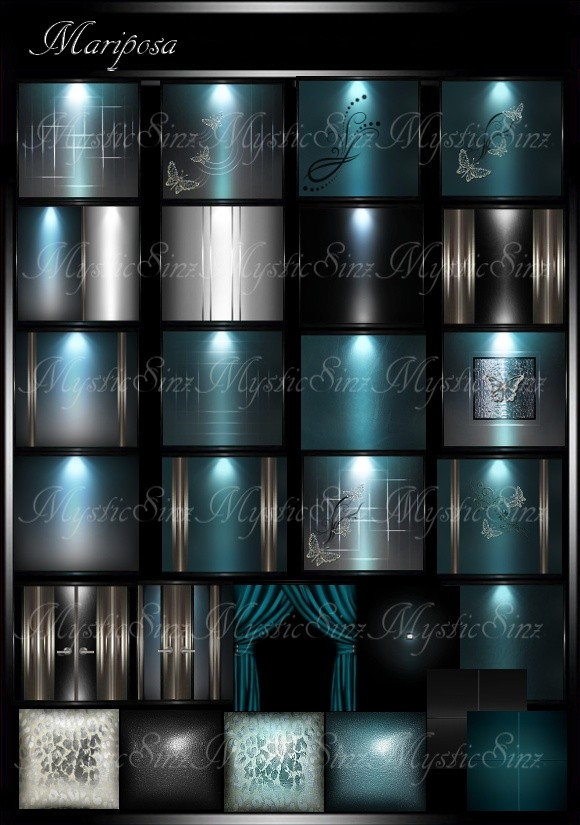 IMVU Textures Mariposa Room Collection