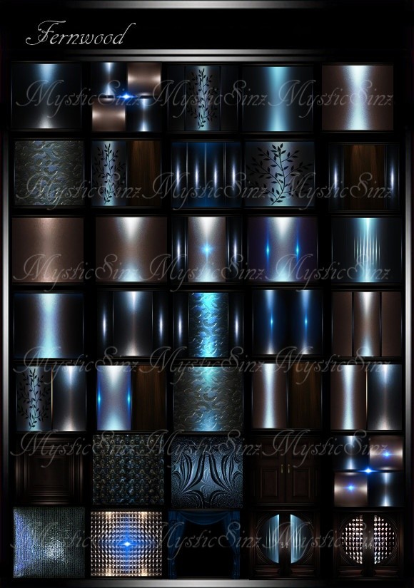 IMVU Textures Fernwood Room Collection