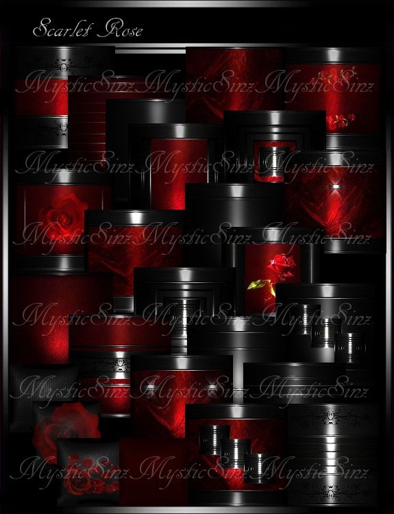 Scarlet Rose Room Collection