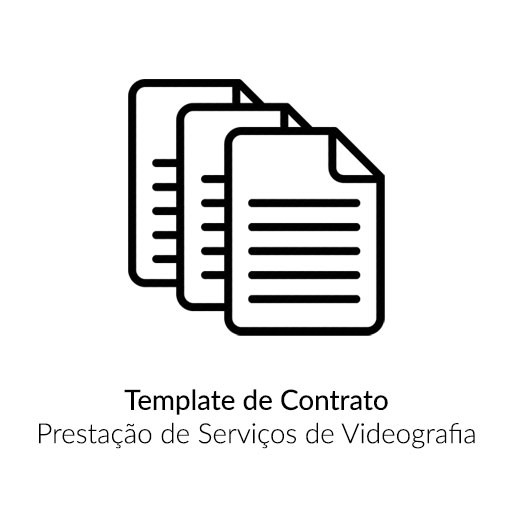 Template Contrato Prestação de Serviço de Videografia