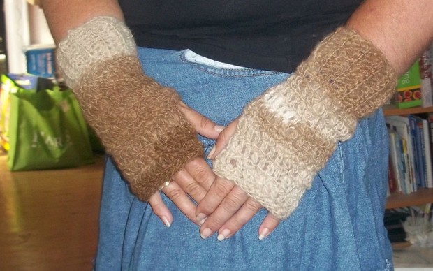 Crocheted Wrist Warmer Pattern