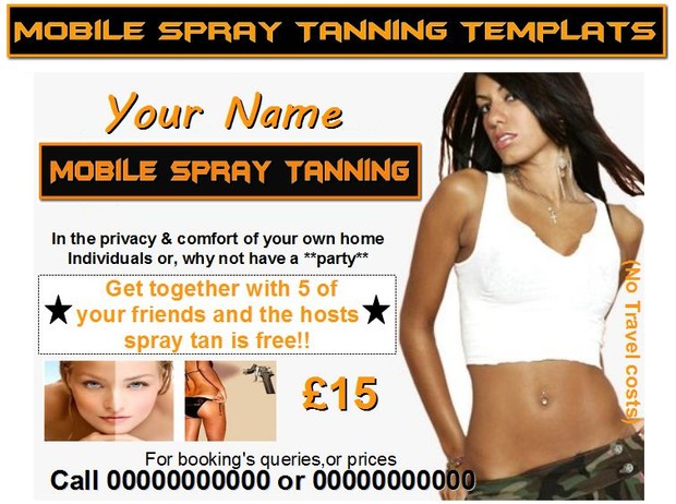 mobile spray tanning Business