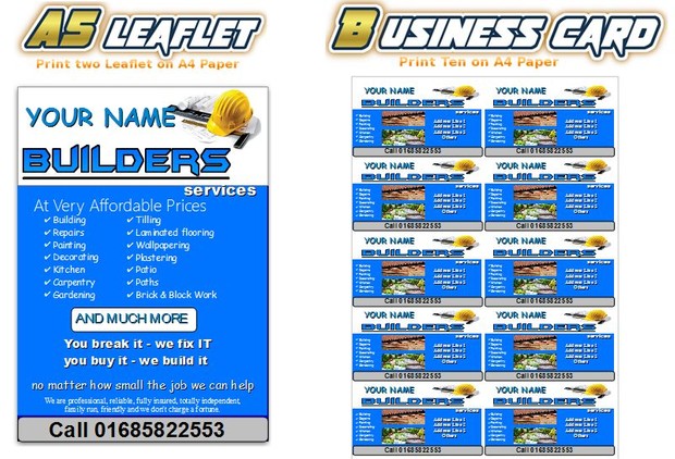 Builders Business Start Up Pack