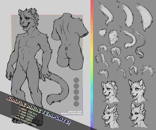 Simple Male Template Base