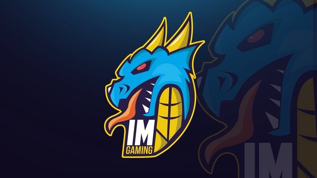 Dragon Mascot Logo - by Grid