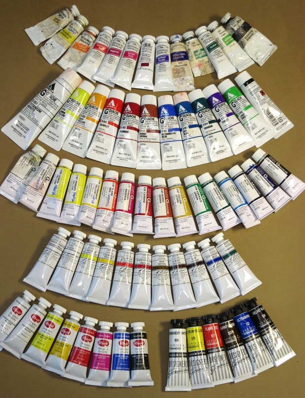 Gouache in the Wild