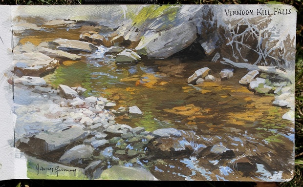 Casein Painting in the Wild
