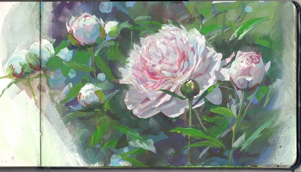 Flower Painting in the Wild