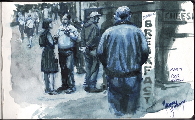 Portraits in the Wild: Painting People in Real Settings