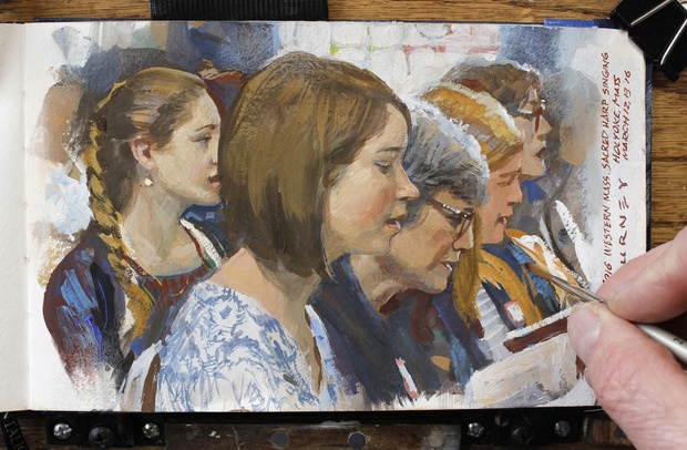 Portraits in the Wild: Painting People in Real Settings