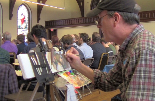 Portraits in the Wild: Painting People in Real Settings