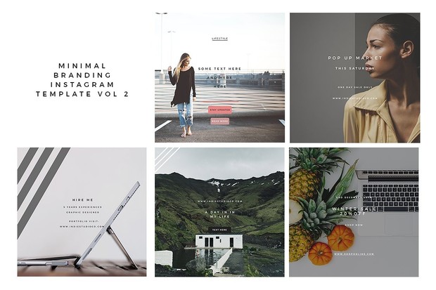 Minimal Instagram Template Vol 2