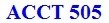 ACCT 505 Managerial Accounting - DeVry