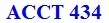 ACCT 434 Advanced Cost Management - DeVry