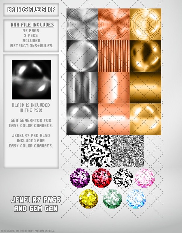 Jewelry Pngs and Gem Gen