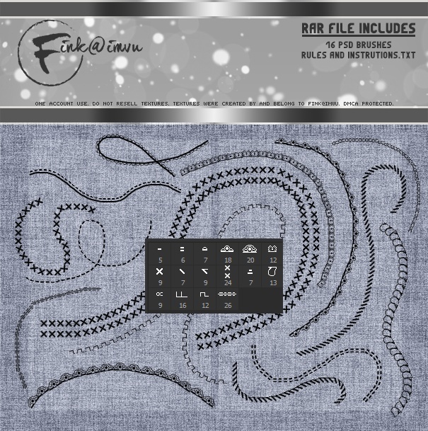Brush Pack 1 - Seams