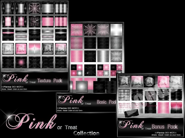 Pink or Treat Texture Pack Collection-- $15.00