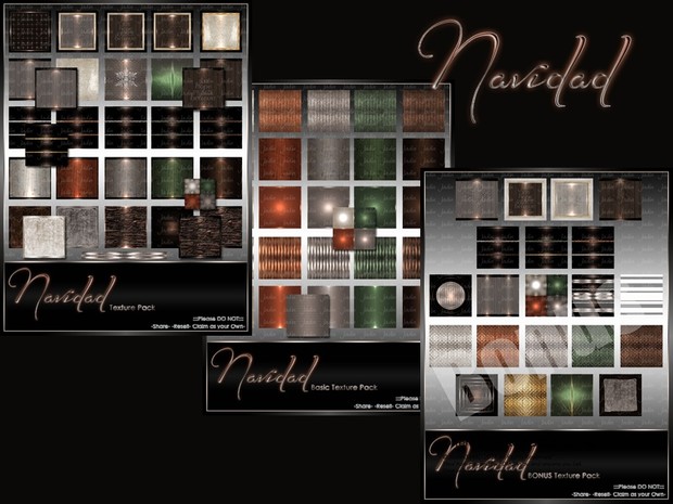 Navidad Texture Pack Collection-- $10.00