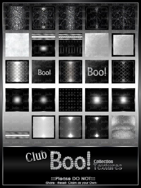 Club BOO Texture Pack-- $7.00