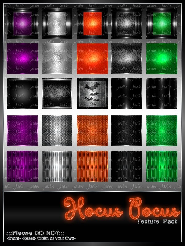 Hocus Pocus Texture Pack-- $13.00