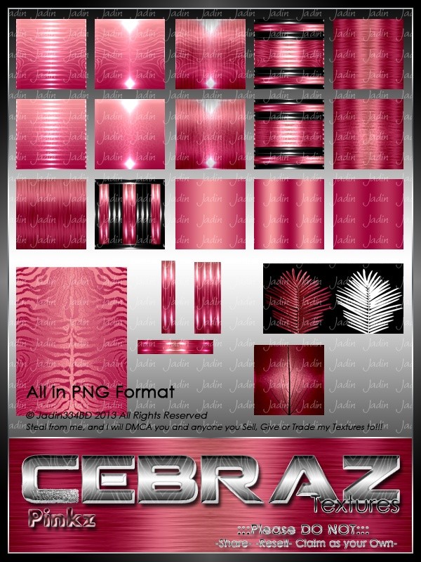 Cebraz Pinkz Texture Pack -- $2.00