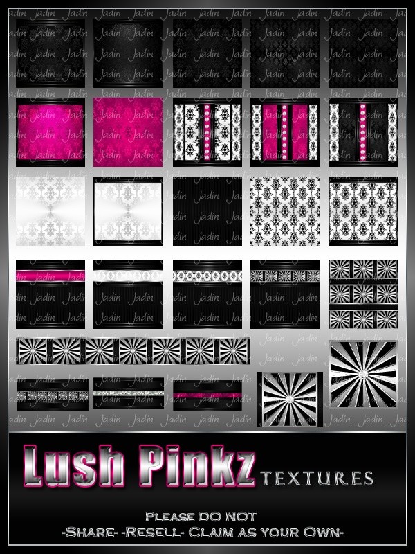 Lush Pinkz Texture Pack --- $5.00 Plus FREE Bonus Pack!