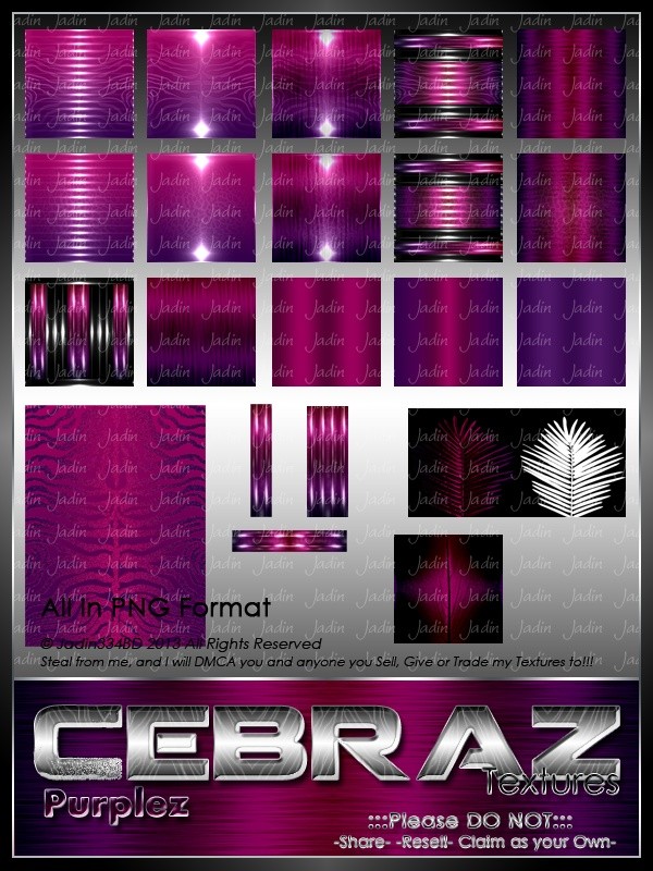 Cebraz Purplez Texture Pack -- $2.00