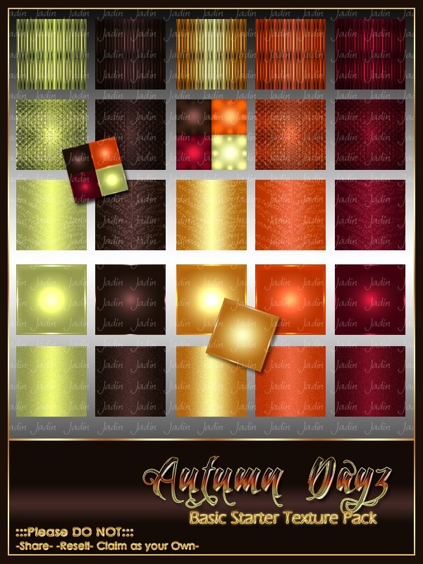 Autumn Dayz BASIC Texture Pack -- $2.00