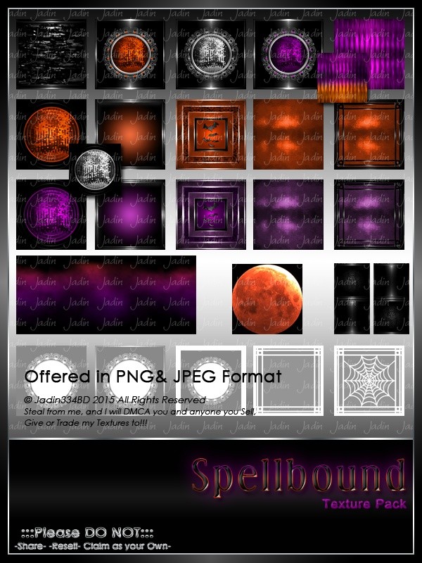 Spellbound Texture Pack-- $13.00