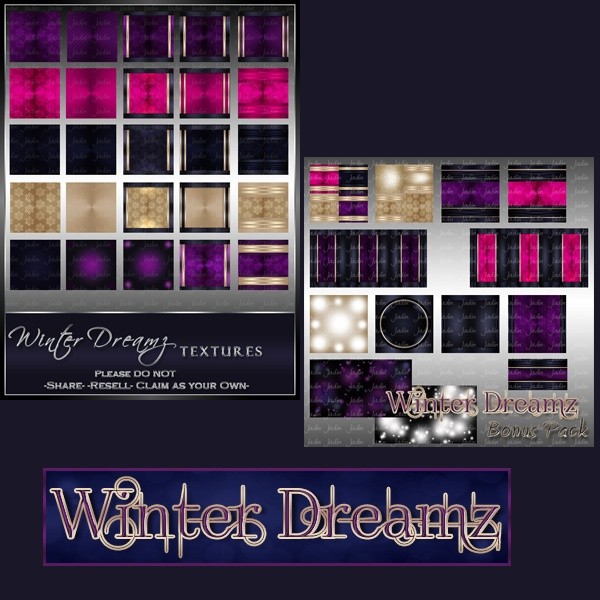 Winter Dreamz Texture Pack-- $3.00