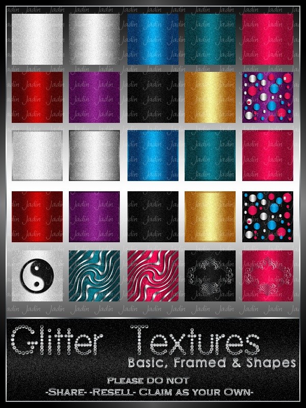 Basic Glitter Pack --- $1.00