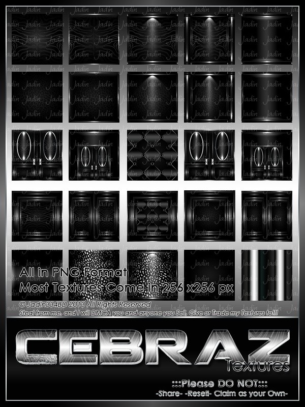 Cebraz Base Texture Pack -- $4.00