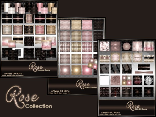Birthstone October--Rose Texture Pack Collection-- $15.00