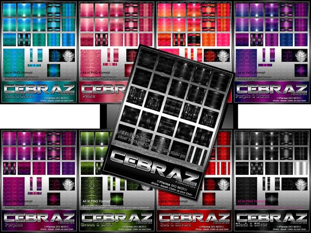 Cebraz Complete Collection -- 9 Texture Packs for $15.00
