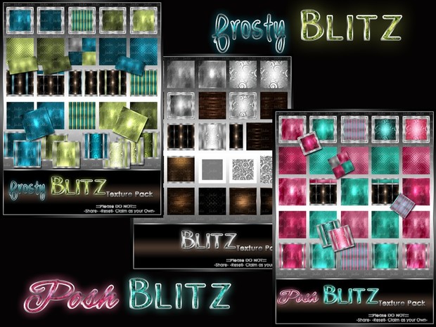 frosty & posh Blitz Texture Pack Collection $15.00