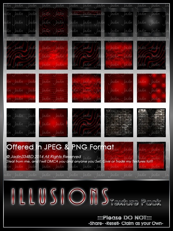 Illusions Texture Pack --- $4.00