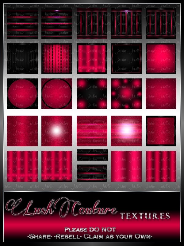 Lush Couture Texture Pack --- $4.00