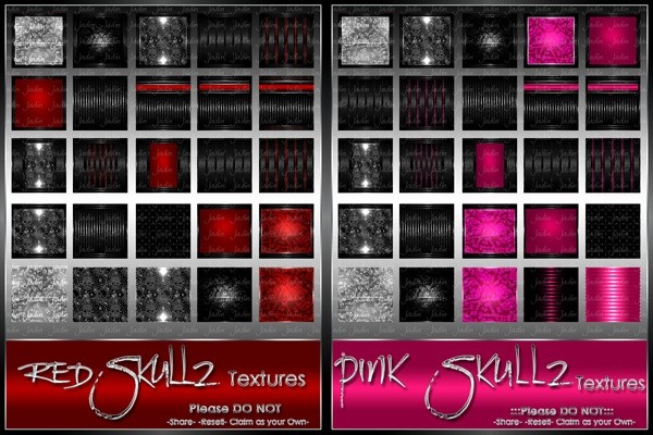Skullz Texture Pack Collection-- $12.00