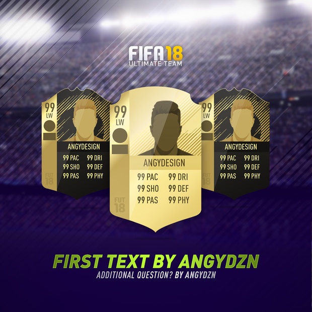 FIFA 18 Background pack V2 (PSD) (2 backgrounds)