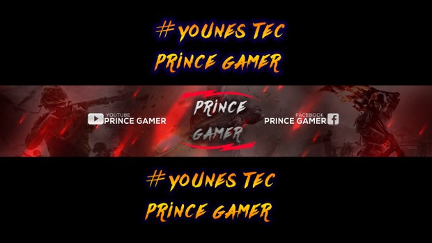free gaming banner template banner psd download for