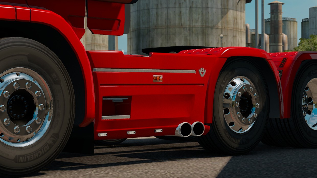 Ets2 Scania RJL Side Pipe