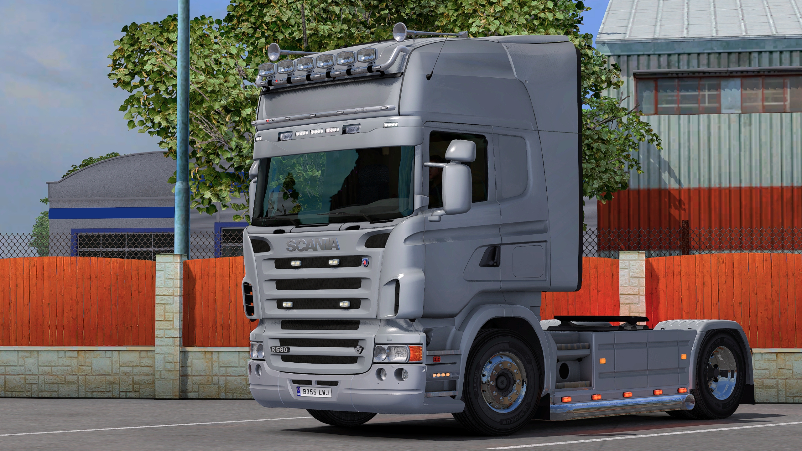 Scania RJL Duel sidepipes and slots - LWJ MODDING