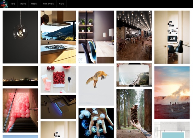 Narnia Two - Flexible grid based Tumblr theme