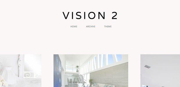 Vision 2 - Super minimal Tumblr theme