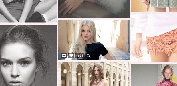 Pandora - Fashion based gridded tumblr theme