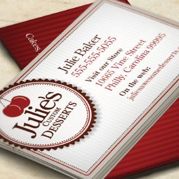 Premium Bakeryrestaurant Business Card Template